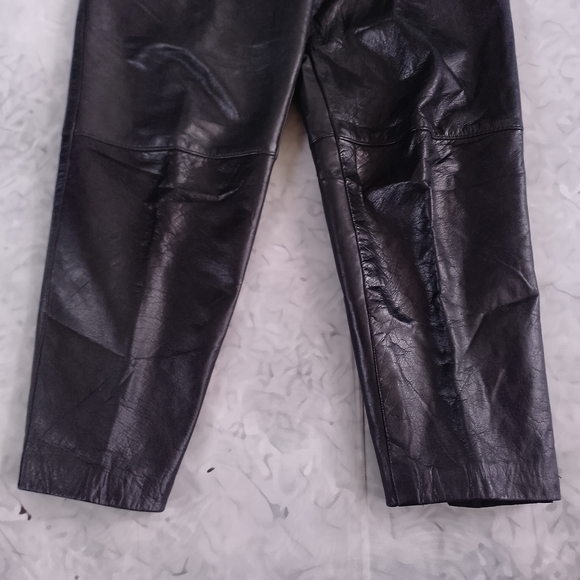 Vintage 90s LEATHERS LEATHERS Pants - Picture 4 of 12